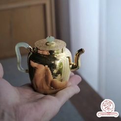 ấm bạc pha trà nguyên chất 999 mạ vàng 24K chế tác hoàn toàn thủ công cao cấp